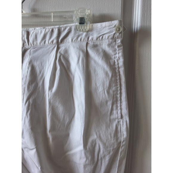 NWT VINTAGE Tommy Hilfiger Men's Size 36 Golf Shorts White Pleated Zipper Preppy - Picture 3 of 11